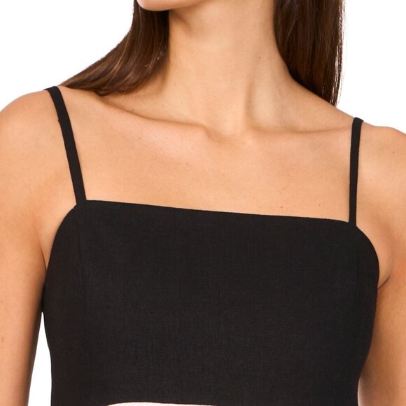 1.STATE Colorblocked Empire-Waist Mini Dress  NWT  XS  Black/White